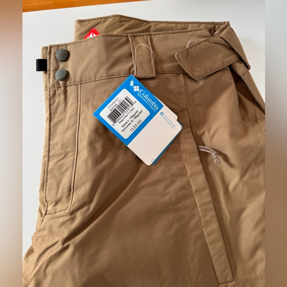 Columbia winter pants new with tags size large